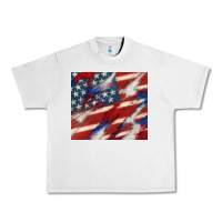 Lunar Rock American flag glitter 4th of july Urban Heavy Tee - CowGirlArtShop