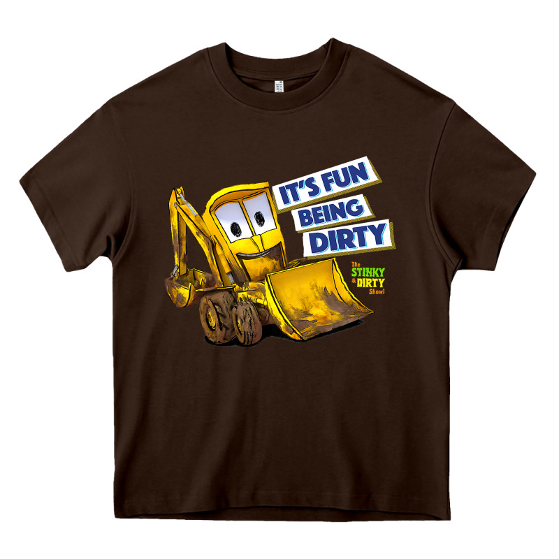 Kids The Stinky And Dirty Show  It's Fun Being Dirty Heavy Core Tee by longCreatives | Teevron