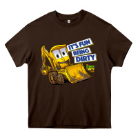 Chocolate Brown Kids The Stinky and Dirty Show  It's Fun Being Dirty Heavy Core Tee - longCreatives