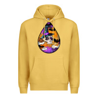 Antique Gold Hallowen Teardrop Premium Hoodie - LillyAllenDesigns