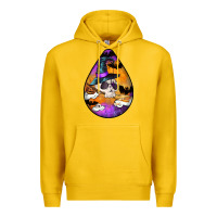 Lemon Hallowen Teardrop Premium Hoodie - LillyAllenDesigns