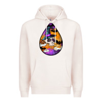 Pale Pink Hallowen Teardrop Premium Hoodie - LillyAllenDesigns