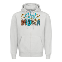 Dove Grey girl mama Zipper Hoodie - Artiststas