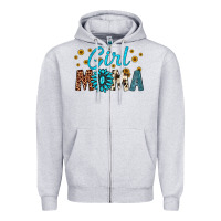 Heather Grey girl mama Zipper Hoodie - Artiststas