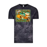 Cloud Black just a girl who loves fall background Vintage Tee - Jasminsmagicworld