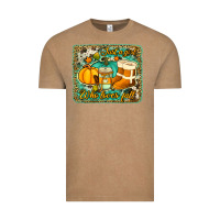 Vintage Coffee just a girl who loves fall background Vintage Tee - Jasminsmagicworld
