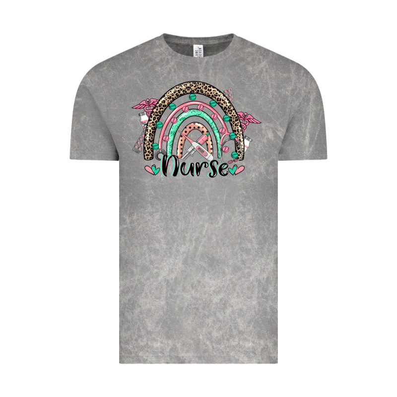 Nurse Rainbow Vintage Tee by CowGirlArtShop | Teevron