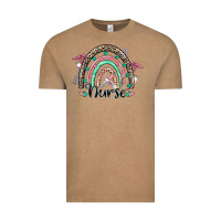 Vintage Coffee nurse rainbow Vintage Tee - CowGirlArtShop