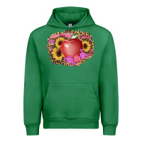 Emerald apple sunflower back to school background Urban Hoodie - AdoDesignShop