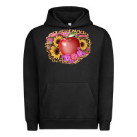Pigment Black apple sunflower back to school background Urban Hoodie - AdoDesignShop