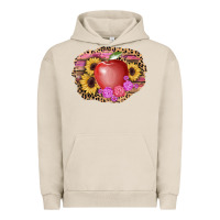 Apple Sunflower Back To School Background Urban Hoodie | Teevron