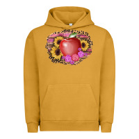 Pigment Peanut Butter apple sunflower back to school background Urban Hoodie - AdoDesignShop