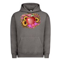 Pigment Tornado apple sunflower back to school background Urban Hoodie - AdoDesignShop