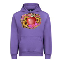Tulip apple sunflower back to school background Urban Hoodie - AdoDesignShop