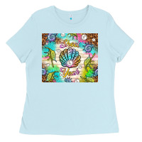 Baby Blue Shell yeah Ladies Tee - TumblerDesignByShophia