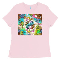 Bubblegum Pink Shell yeah Ladies Tee - TumblerDesignByShophia