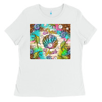 White Shell yeah Ladies Tee - TumblerDesignByShophia