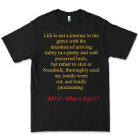 Black Life Is Not A Journey To The Grave With The Intention Premium Tee - longCreatives
