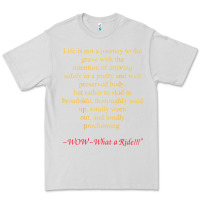 Dove Grey Life Is Not A Journey To The Grave With The Intention Premium Tee - longCreatives