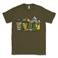 Army Green Army coffee cups 4th of july Classic Tee - HowdyJamesFarm