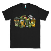 Black Army coffee cups 4th of july Classic Tee - HowdyJamesFarm