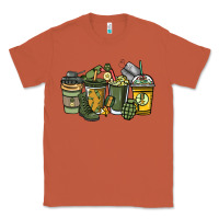 Copper Army coffee cups 4th of july Classic Tee - HowdyJamesFarm