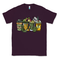 Plum Army coffee cups 4th of july Classic Tee - HowdyJamesFarm