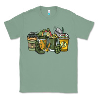 Sage Army coffee cups 4th of july Classic Tee - HowdyJamesFarm