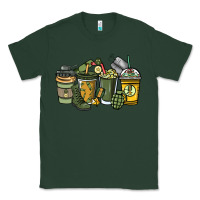 Sports Green Army coffee cups 4th of july Classic Tee - HowdyJamesFarm