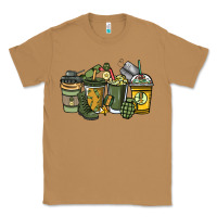 Toasted Coconut Army coffee cups 4th of july Classic Tee - HowdyJamesFarm