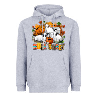 Heather Grey bull sheet Heavyweight Hoodie - AdoDesignShop