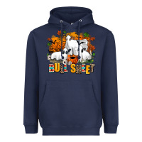 Navy bull sheet Heavyweight Hoodie - AdoDesignShop