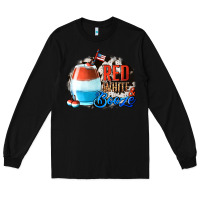 Black Red White  Booze With Cowhide Background Long Sleeve Tee - Jasminsmagicworld