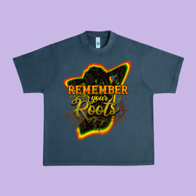 Remember Your Roots Urban Heavy Tee Designed By Howdyjamesfarm