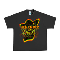 Pigment Black Remember your roots Urban Heavy Tee - HowdyJamesFarm
