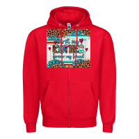 Red first my mother forever my friend Zipper Hoodie - Artiststas