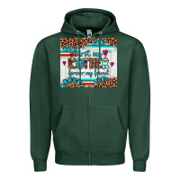 Sports Green first my mother forever my friend Zipper Hoodie - Artiststas