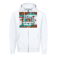White first my mother forever my friend Zipper Hoodie - Artiststas