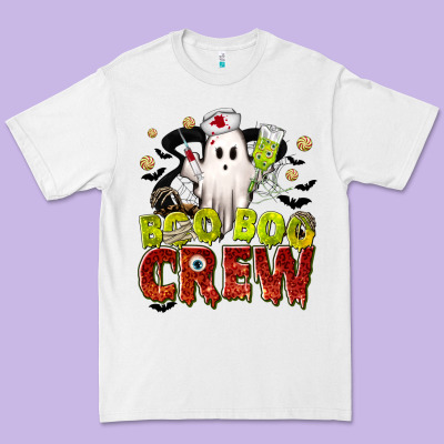 Boo Boo Crew Nurse Premium Tee Designed By Texasbilliewilder