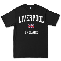 Black Liverpool England Vintage Athletic Sports Design Premium Tee - longCreatives