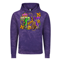 Cloud Purple texas mardi gras olivia Vintage Hoodie - OliviaCreatesArt