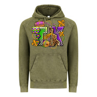 Vintage Olive texas mardi gras olivia Vintage Hoodie - OliviaCreatesArt