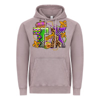 Vintage Zinc texas mardi gras olivia Vintage Hoodie - OliviaCreatesArt