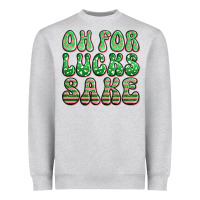 Heather Grey oh for lucks sake st patricks Heavyweight Sweatshirt - Artiststas