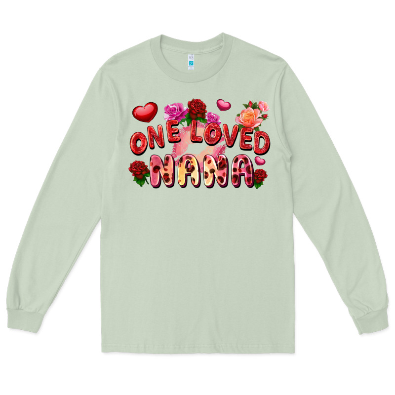 One Loved Nana Valentine's Day Long Sleeve Tee by FaDigitalArtStudio | Teevron