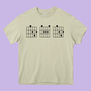 Guitar Chord Dad Heavy Core Tee Designed By Bettercallsaul