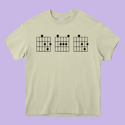 Guitar Chord Dad Heavy Core Tee Designed By Bettercallsaul