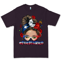 Plum Puerto Rico messy bun Premium Tee - NancyCooperArtShop