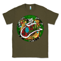 Army Green Cowboy Christmas Classic Tee - RanaPortraitStore