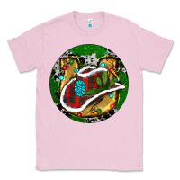 Bubblegum Pink Cowboy Christmas Classic Tee - RanaPortraitStore